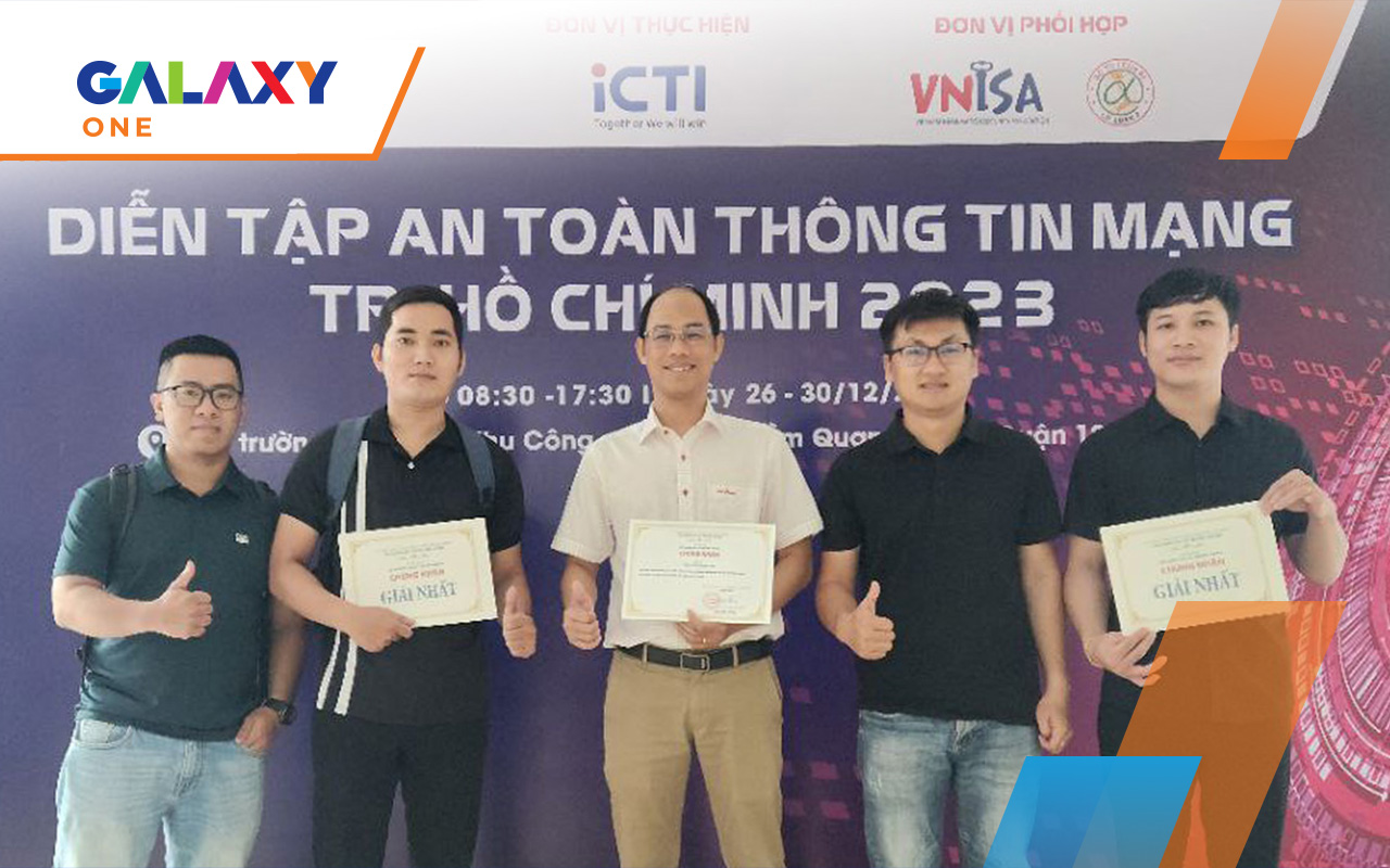 Galaxy One gây ấn tượng tại Diễn tập thực chiến An toàn thông tin mạng TP.HCM 2023