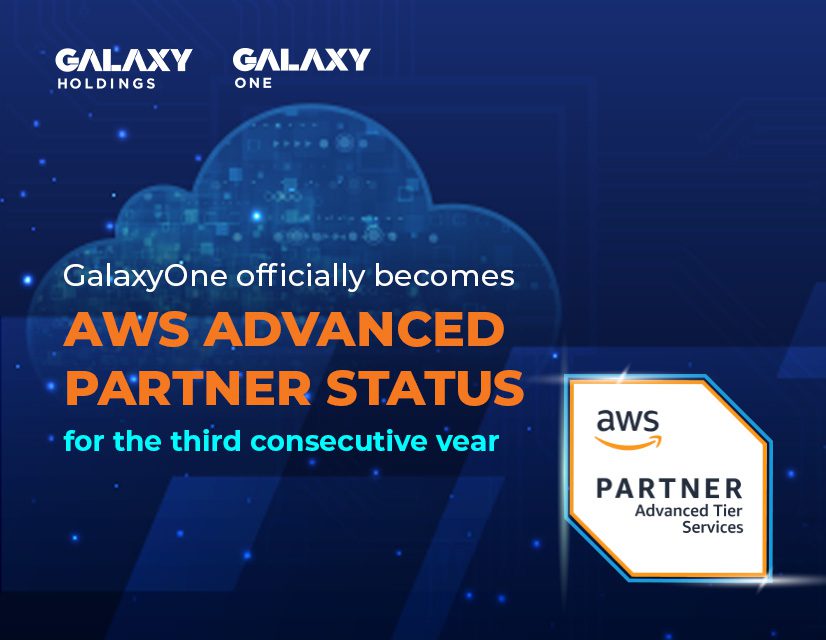 GalaxyOne – 3 Consecutive Years as an AWS Advanced Partner