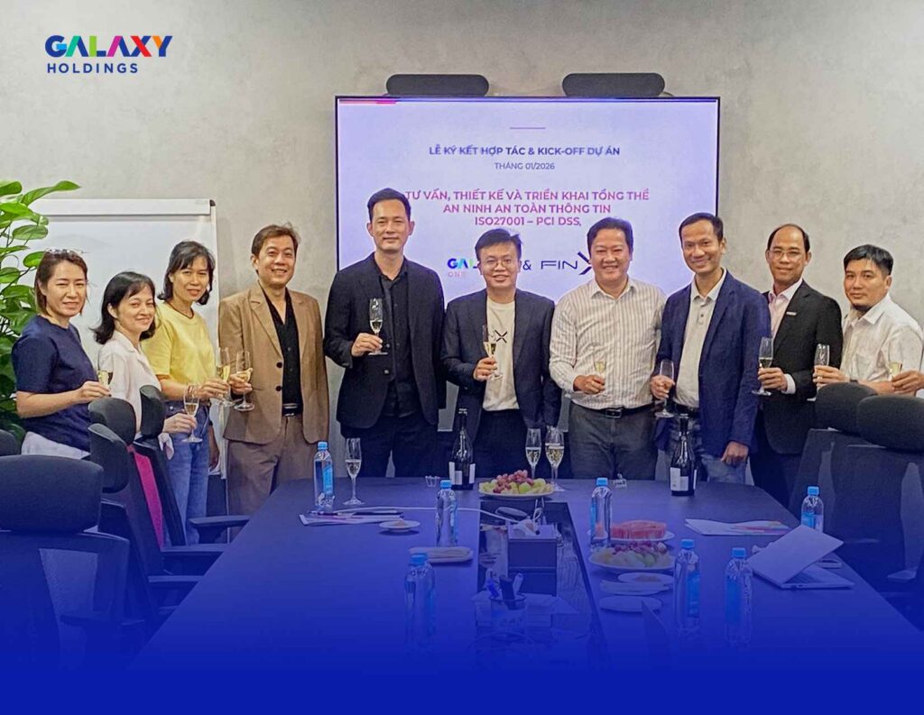 Galaxy One và FinX ký kết hợp tác chiến lược, xây dựng nền tảng an ninh an toàn thông tin cho hệ sinh thái tài chính số