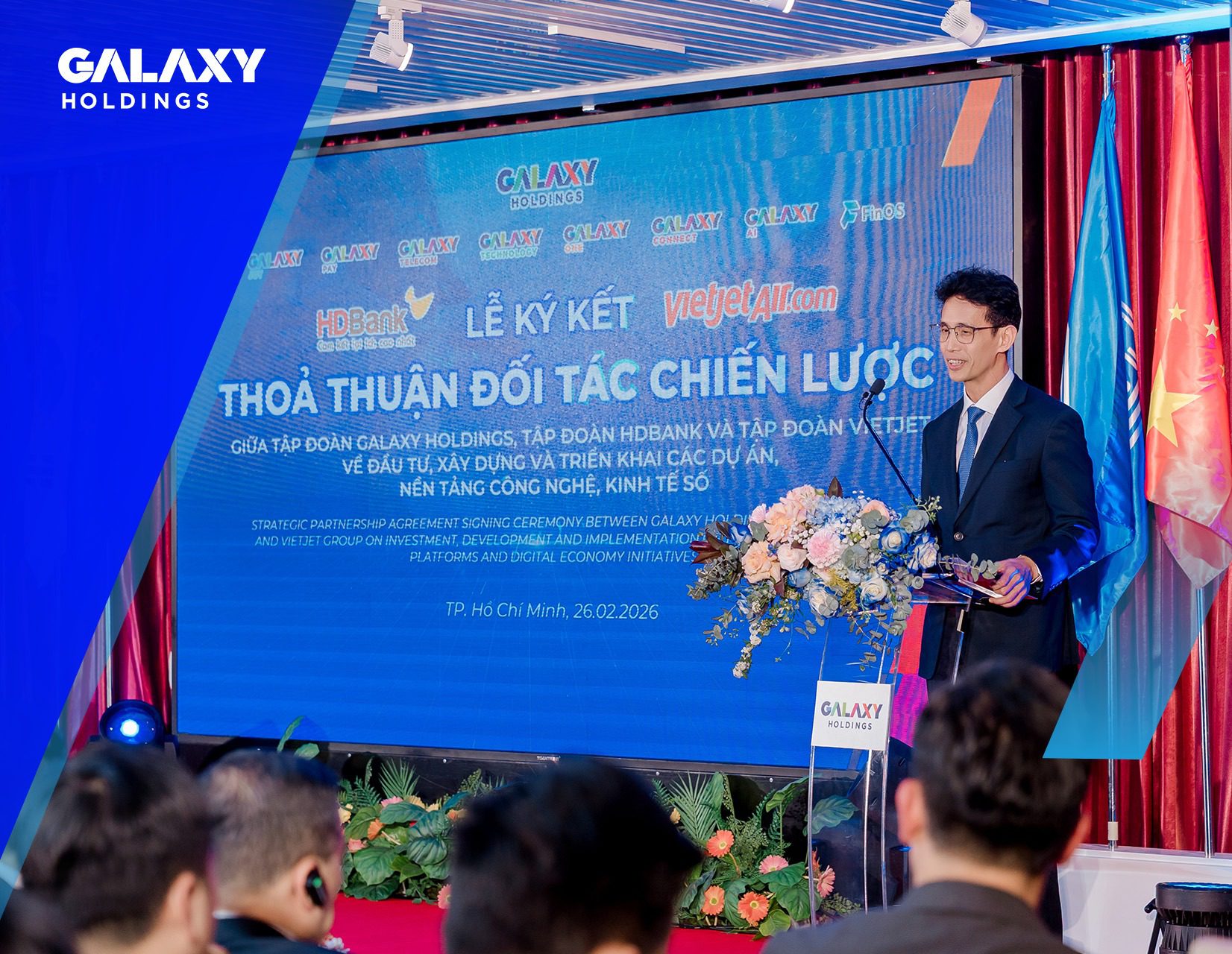 Cái bắt tay chiến lược trong ngày vía Thần tài của 3 Tập đoàn hàng đầu: Galaxy Holdings, HDBank, Vietjet