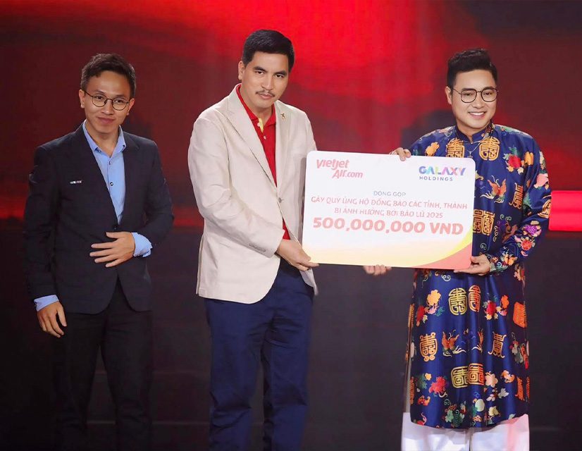 Galaxy Holdings and Vietjet united in support for flood-affected communities