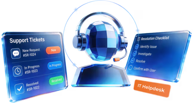 <p>Hỗ trợ người dùng cuối (IT Helpdesk)</p>
