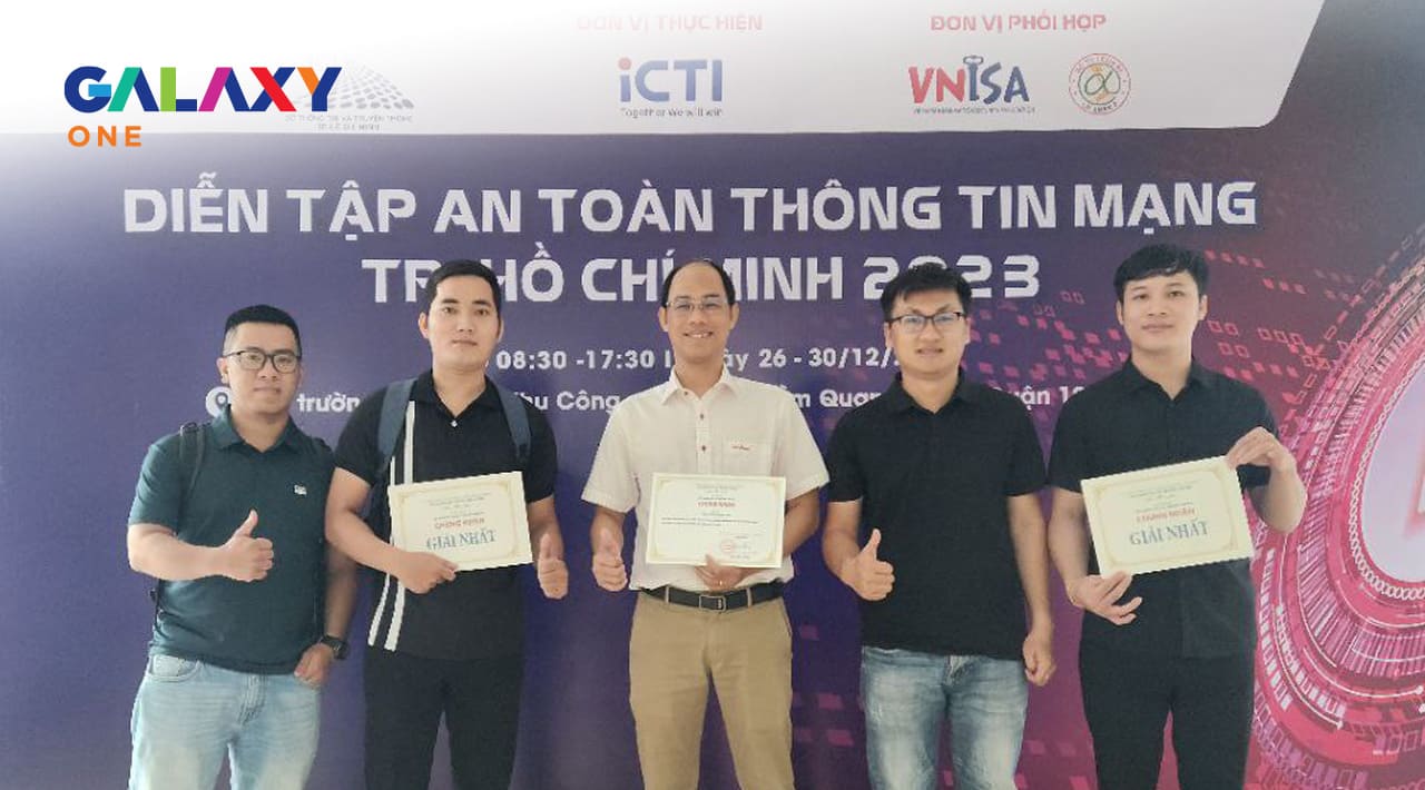 GalaxyOne gây ấn tượng tại Diễn tập thực chiến An toàn thông tin mạng TP.HCM 2023