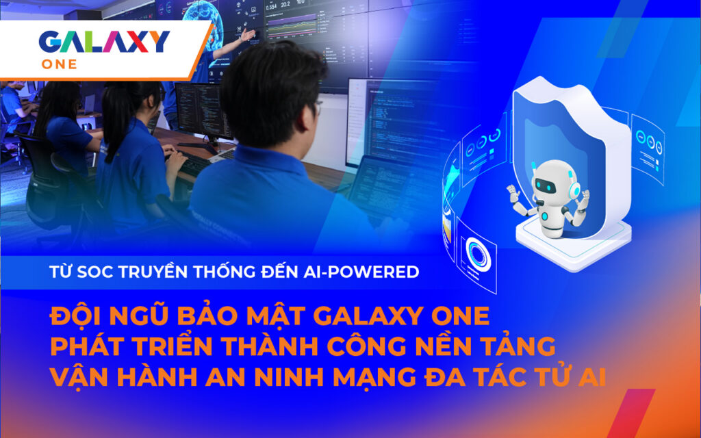 Từ SOC Truyền Thống Đến AI-Powered: Đội Ngũ Bảo Mật Galaxy One Phát Triển Thành Công Nền Tảng Vận Hành An Ninh Mạng Đa Tác Tử AI