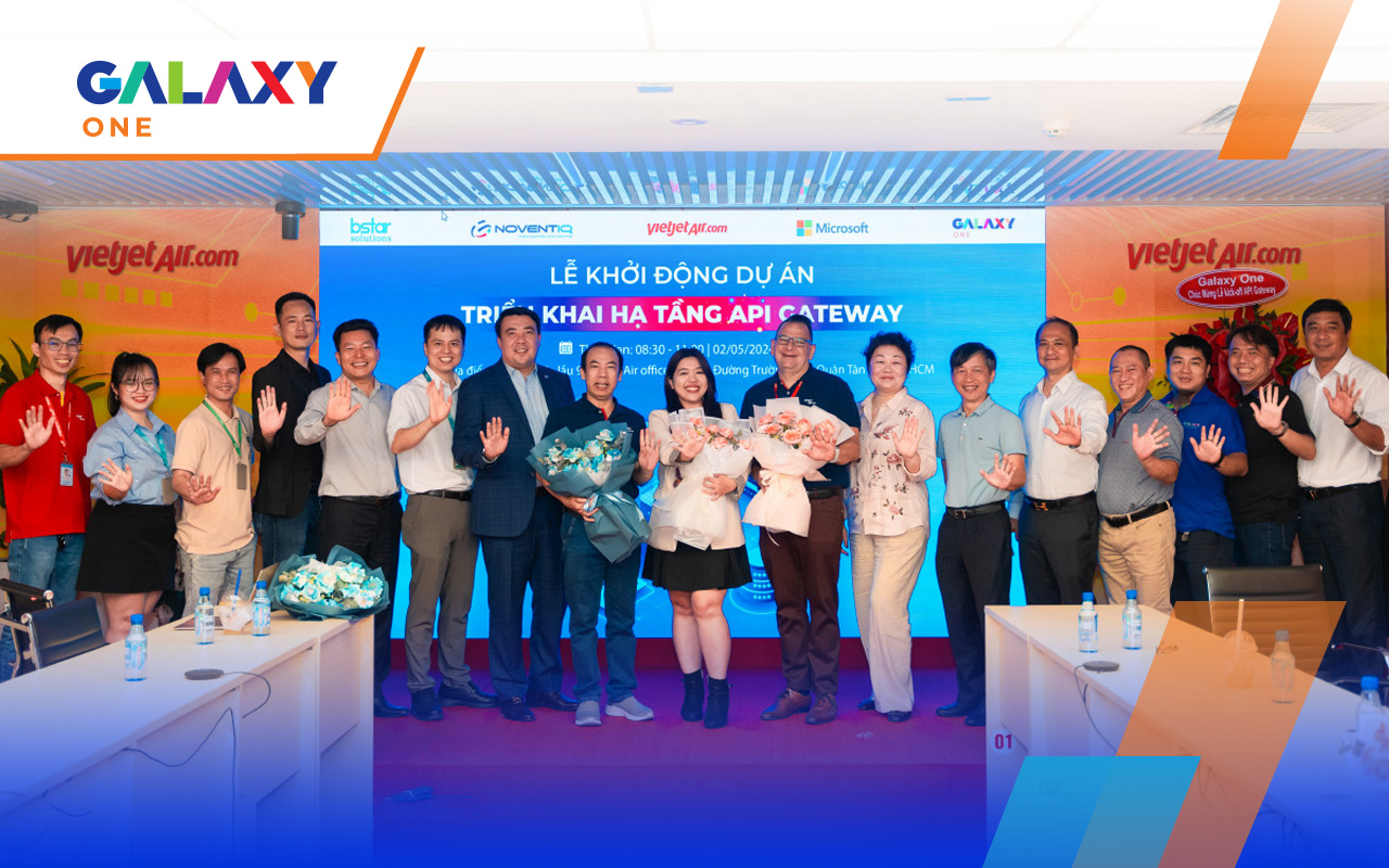 Lễ khởi động dự án triển khai hạ tầng API Gateway cho Vietjet Air