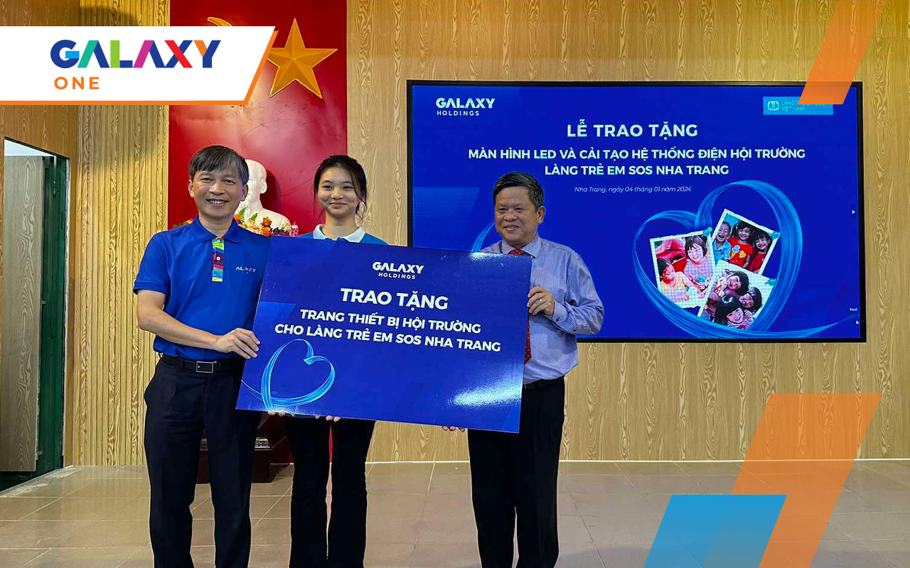 Galaxy Holdings tài trợ cho Làng trẻ em SOS Nha Trang